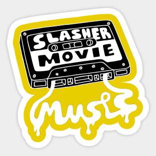 Slasher Movie Music Mixtape #2 Sticker